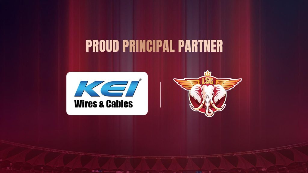 Official image for KEI Industries becomes Lucknow Super Giants principal partner for IPL 2026
